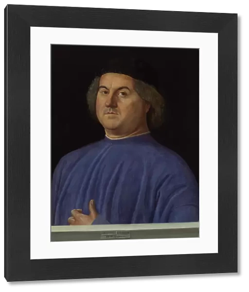 Portrait of a Man, 1497. Artist: Vivarini, Alvise (ca. 1446-ca. 1505)