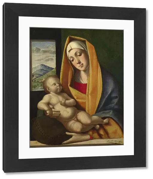 The Virgin and Child, ca 1483. Artist: Vivarini, Alvise (ca. 1446-ca. 1505)