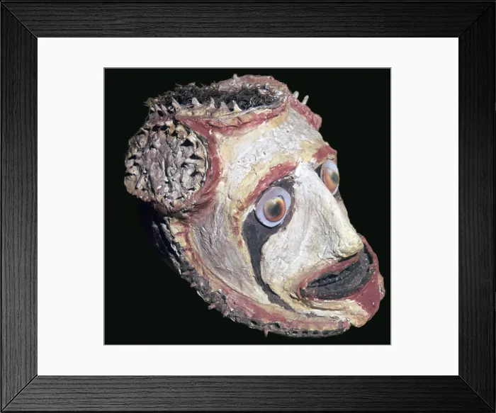 Framed Print : Skull of a dead Rain-Maker from New Ireland Framed Print : Skull of a dead Rain-Maker from New Ireland