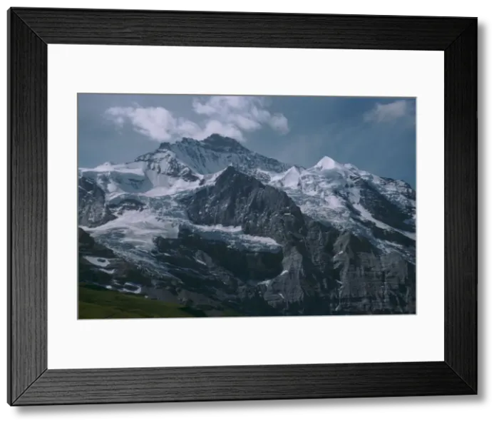 Framed Print : Jungfrau in the Swiss Alps Framed Print : Jungfrau in the Swiss Alps