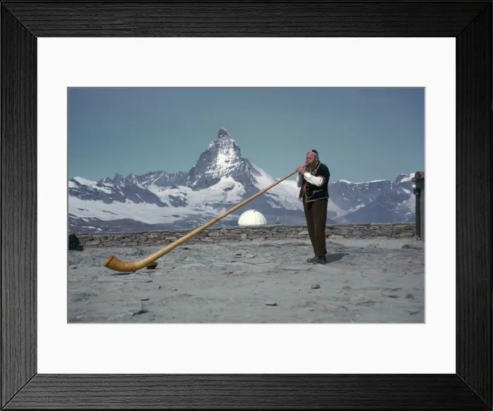 Framed Print : The Alpenhorn at Gonergat Framed Print : The Alpenhorn at Gonergat