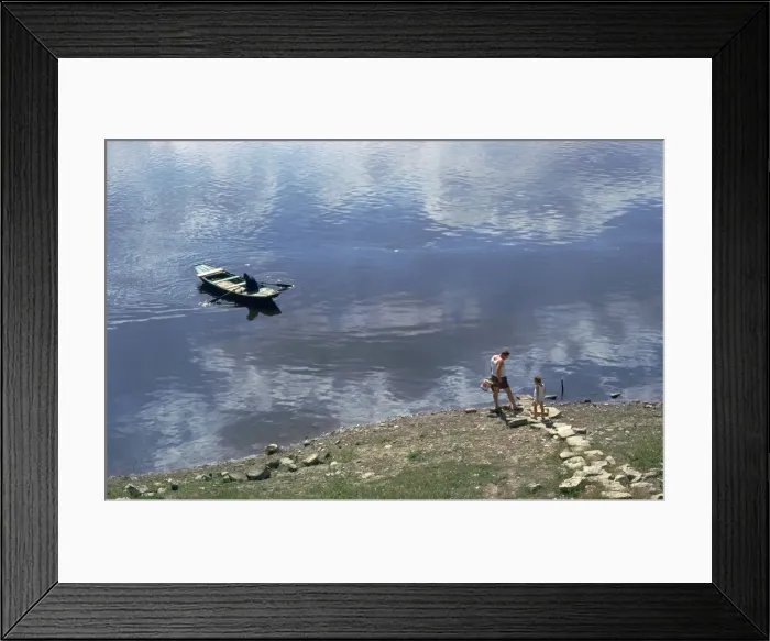 Framed Print : Ferry in Yugoslavia Framed Print : Ferry in Yugoslavia