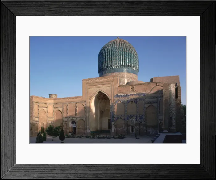 Framed Print : Gur-I-Mir Mausoleum in Samarkand Framed Print : Gur-I-Mir Mausoleum in Samarkand