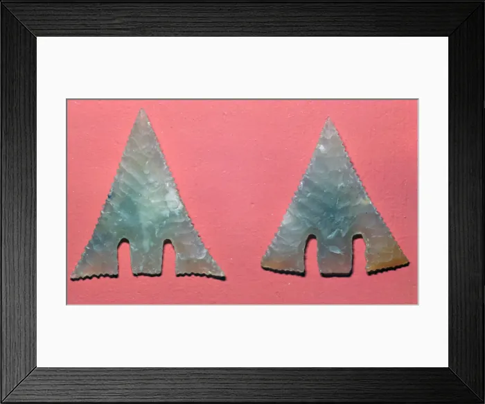 Framed Print : Welsh neolithic arrowheads Framed Print : Welsh neolithic arrowheads