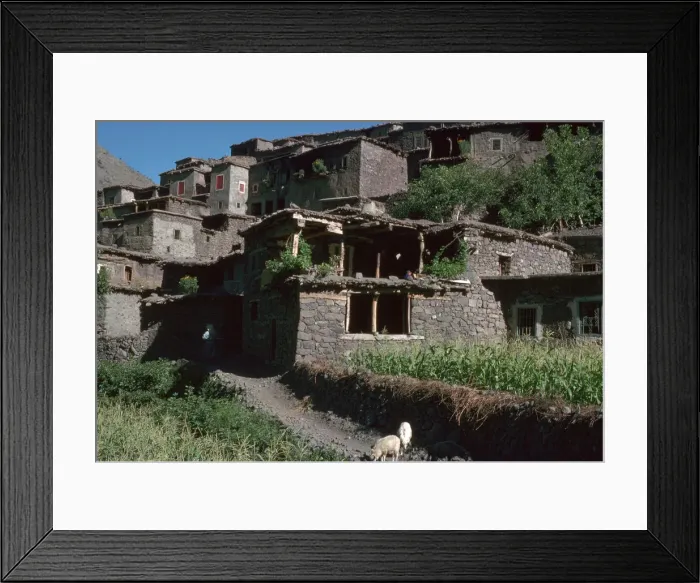 Framed Print : Berber village of Around Framed Print : Berber village of Around