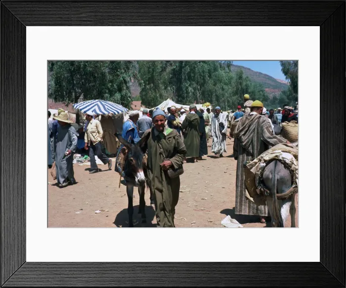 Framed Print : Berber Souk in Asni, at the base of High Atlas Framed Print : Berber Souk in Asni, at the base of High Atlas