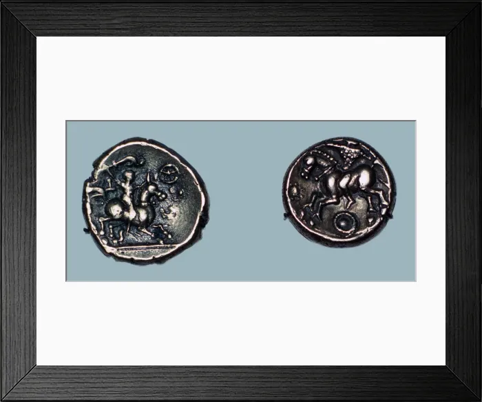 Framed Print : Staters of Tasciovanus, 1st century Framed Print : Staters of Tasciovanus, 1st century