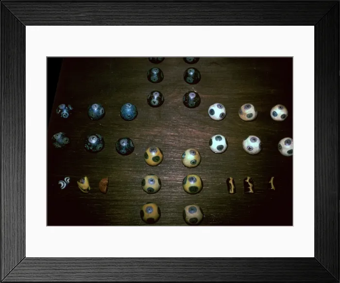 Framed Print : Celtic iron age gaming pieces Framed Print : Celtic iron age gaming pieces