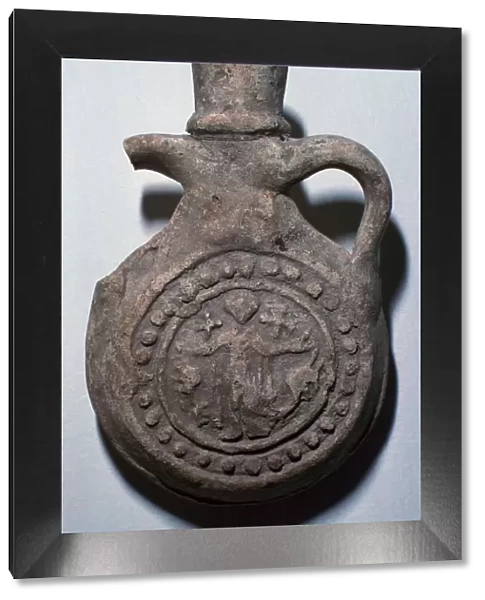 Pilgrim flask for the shrine of St Menas, 6th century