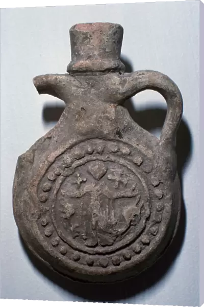 Pilgrim flask for the shrine of St Menas, 6th century