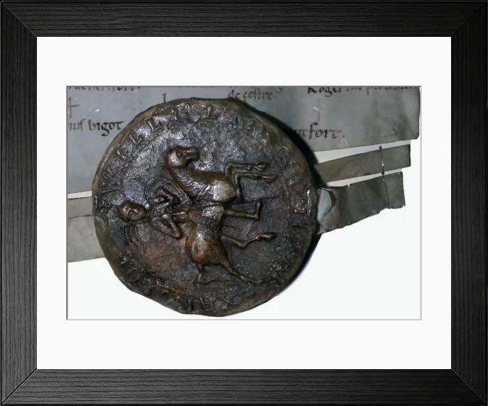 Framed Print : The Seal of William II, 11th century Framed Print : The Seal of William II, 11th century