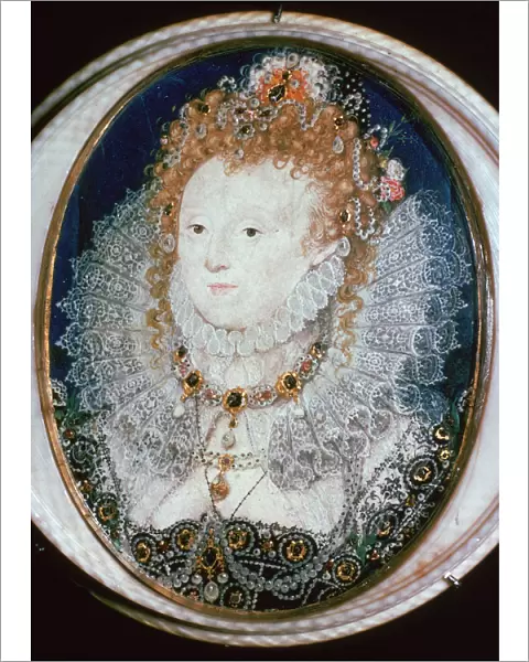Miniature portrait of Queen Elizabeth I, 16th century
