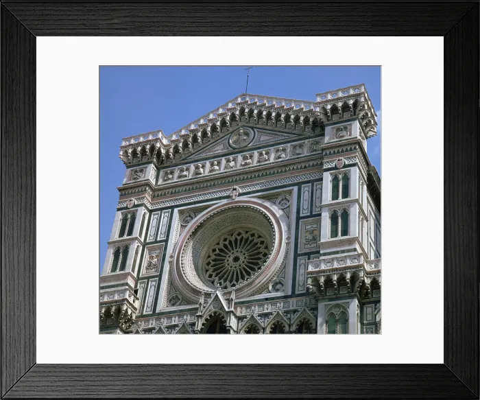 Framed Print : West front of the Basilica di Santa Maria del Fiore, 15th century Framed Print : West front of the Basilica di Santa Maria del Fiore, 15th century