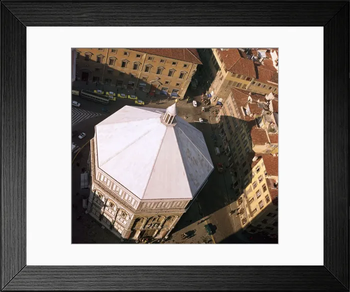 Framed Print : The Baptistry in Florence, 12th century