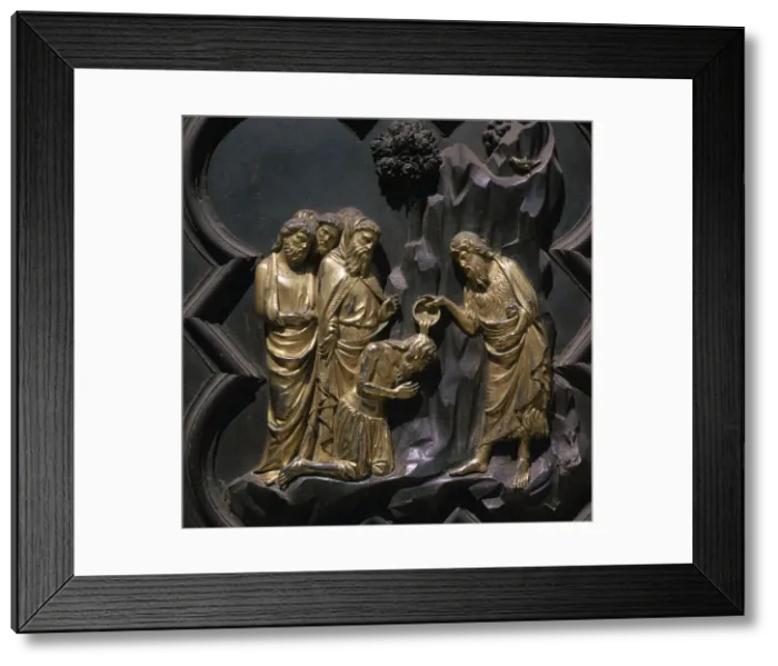 Framed Print : St John the Baptist Artist: Andrea Pisano Framed Print : St John the Baptist Artist: Andrea Pisano