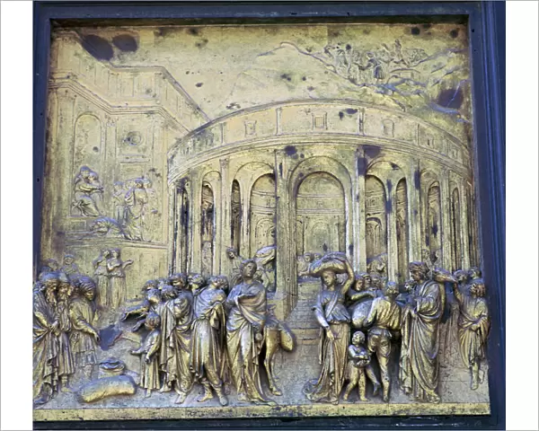 Detail of the Doors of Paradise, 15th century. Artist: Lorenzo Ghiberti