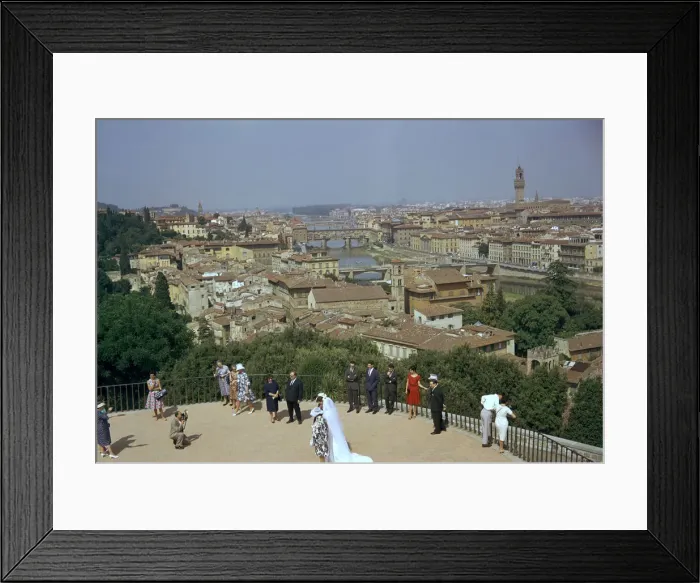 Framed Print : Florence from the Piazza Michelangelo Artist: Giuseppe Poggi Framed Print : Florence from the Piazza Michelangelo Artist: Giuseppe Poggi
