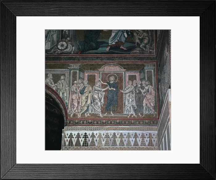 Framed Print : A mosaic of Doubting Thomas, 12th century Framed Print : A mosaic of Doubting Thomas, 12th century
