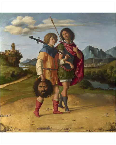 David and Jonathan, c. 1508. Artist: Cima da Conegliano, Giovanni Battista (ca. 1459-1517)