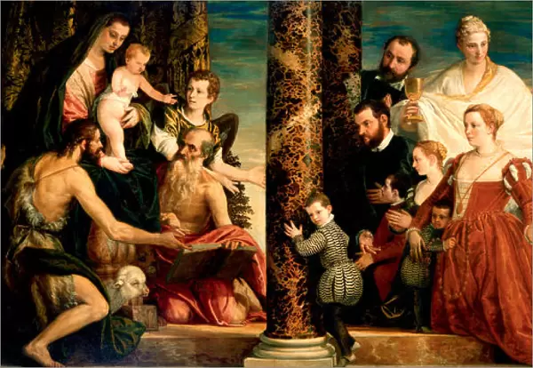 The Madonna of the Cuccina Family, ca 1571-1572. Artist: Veronese, Paolo (1528-1588)