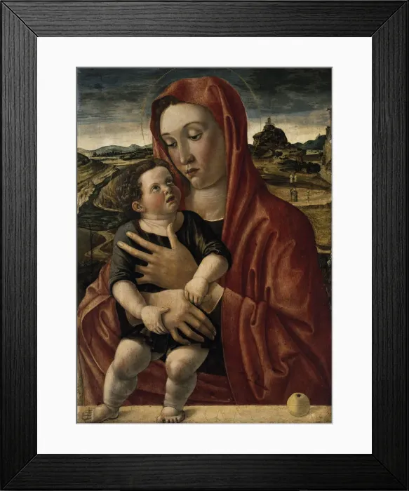 Framed Print : Virgin and Child, 1465. Artist: Bellini, Giovanni (1430-1516) Framed Print : Virgin and Child, 1465. Artist: Bellini, Giovanni (1430-1516)
