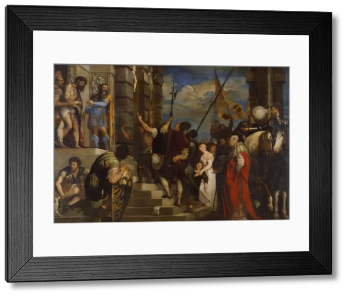 Framed Print : Ecce Homo, 1543. Artist: Titian (1488-1576) Framed Print : Ecce Homo, 1543. Artist: Titian (1488-1576)