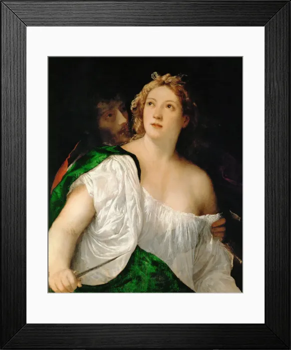Framed Print : Tarquinius and Lucretia, 1516-1517. Artist: Titian (1488-1576) Framed Print : Tarquinius and Lucretia, 1516-1517. Artist: Titian (1488-1576)