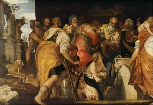 The Anointing of David, ca 1555. Artist: Veronese, Paolo (1528-1588)