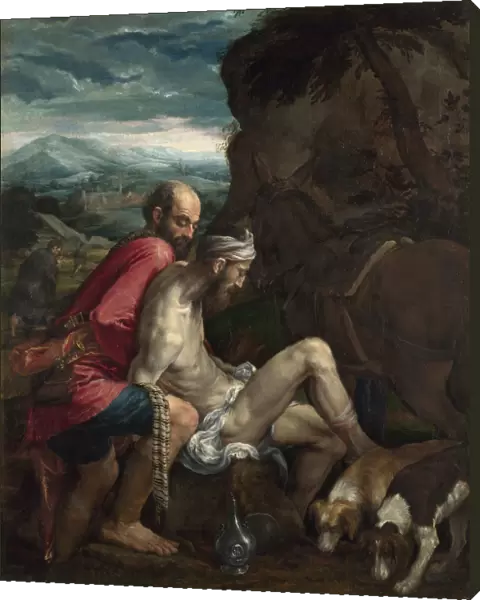 The Good Samaritan, ca 1562-1563. Artist: Bassano, Jacopo, il vecchio (ca. 1510-1592)