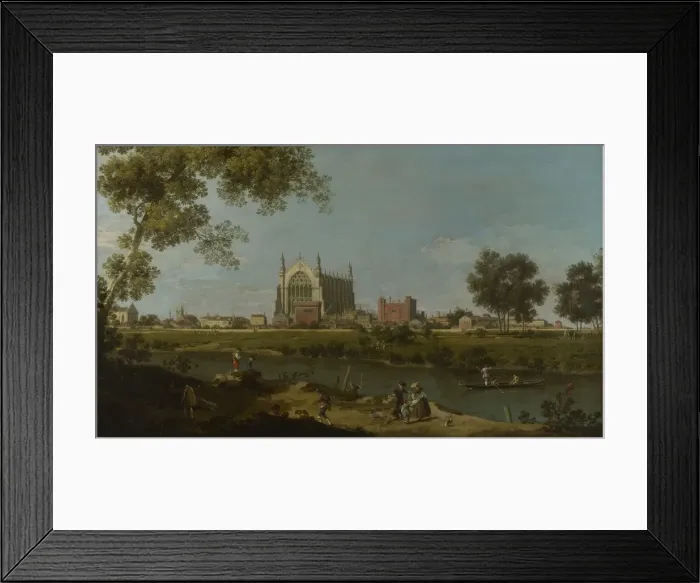 Framed Print : Eton College, c. 1754. Artist: Canaletto (1697-1768) Framed Print : Eton College, c. 1754. Artist: Canaletto (1697-1768)