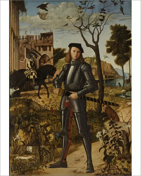 Young Knight in a Landscape, 1510. Artist: Carpaccio, Vittore (1460-1526)