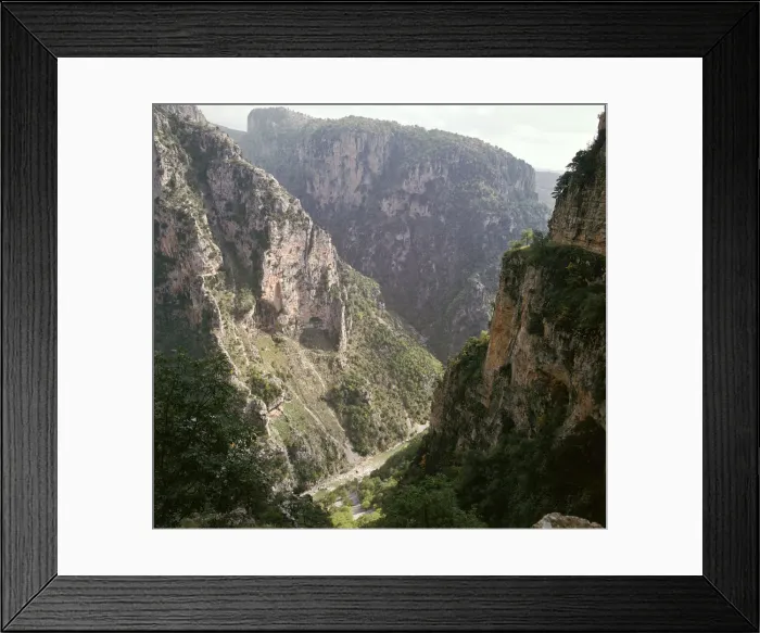 Framed Print : Vikos Gorge in Epirus, Greece Framed Print : Vikos Gorge in Epirus, Greece