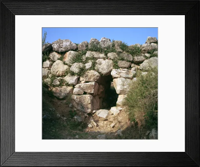 Framed Print : A Greek Cyclopean bridge Framed Print : A Greek Cyclopean bridge