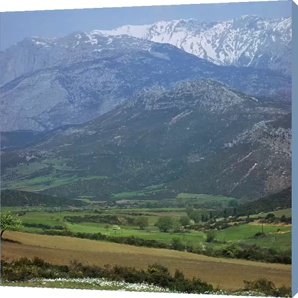 Mount Parnassus in Greece