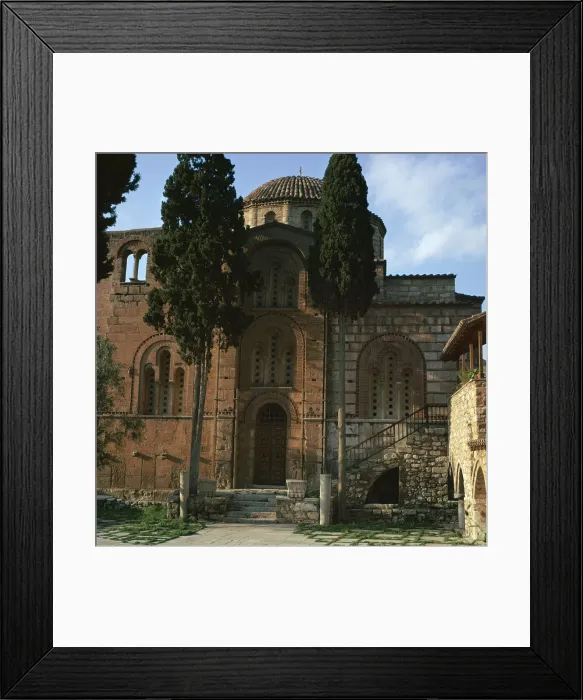 Framed Print : The Byzantine monastery at Daphni, 11th century Framed Print : The Byzantine monastery at Daphni, 11th century
