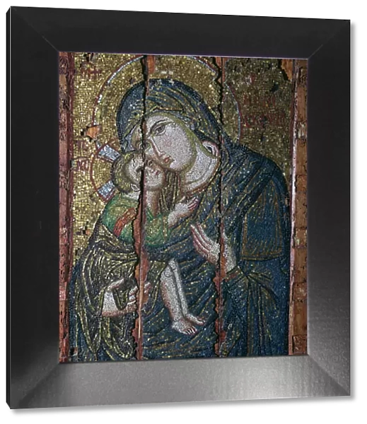 Mosaic ikon of the Virgin and Child, 14th century