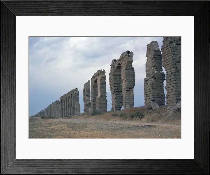 Framed Print : Roman aqueduct in Carthage Framed Print : Roman aqueduct in Carthage