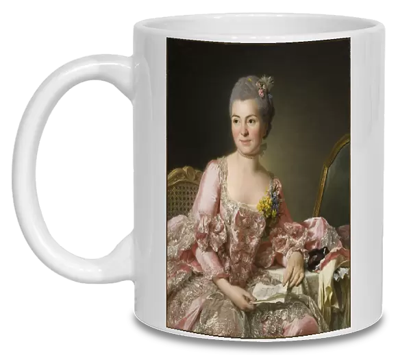 Portrait of Marie-Suzanne Giroust, Madame Roslin (1734-1772), 1770. Artist: Roslin, Alexander (1718-1793)