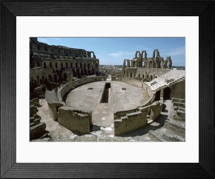 Framed Print : Interior of a Roman colosseum, 3rd century Framed Print : Interior of a Roman colosseum, 3rd century