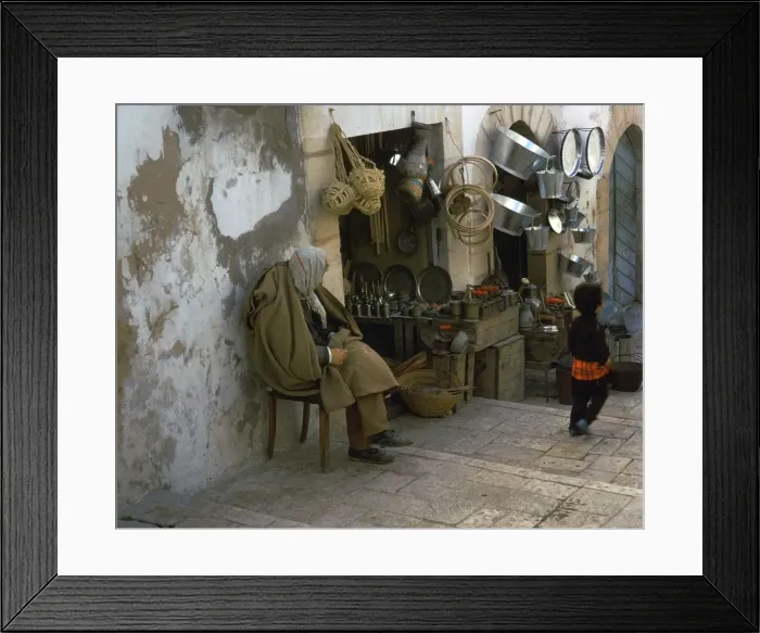 Framed Print : Shop in the souk in Sousse Framed Print : Shop in the souk in Sousse