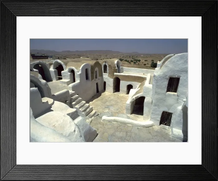 Framed Print : Ghorfas at Ksar Hadada Framed Print : Ghorfas at Ksar Hadada