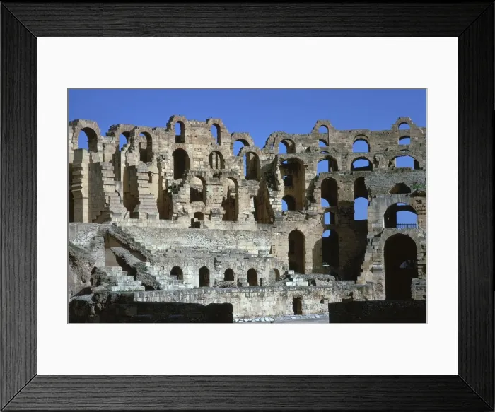 Framed Print : Interior of a Roman colosseum, 3rd century Framed Print : Interior of a Roman colosseum, 3rd century