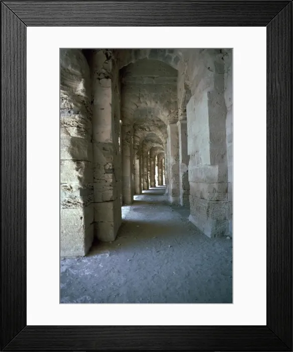 Framed Print : Interior of a Roman colosseum, 3rd century Framed Print : Interior of a Roman colosseum, 3rd century