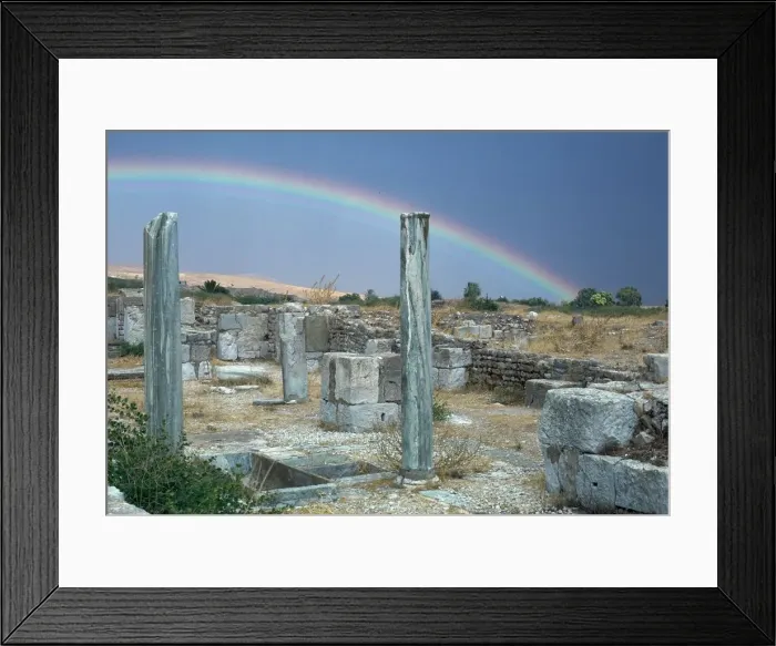 Framed Print : Roman city of Bulla Regia, 2nd century BC Framed Print : Roman city of Bulla Regia, 2nd century BC