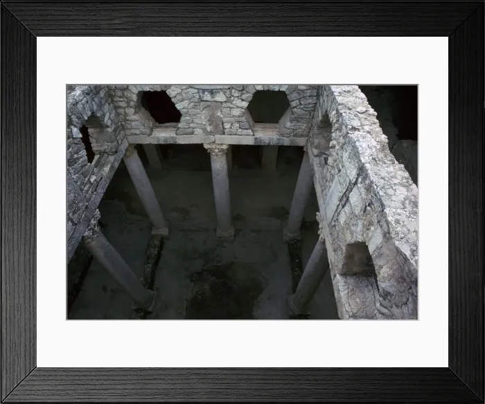 Framed Print : Roman city of Bulla Regia, 2nd century BC Framed Print : Roman city of Bulla Regia, 2nd century BC