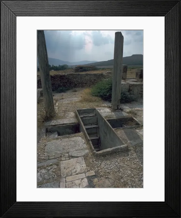 Framed Print : Roman city of Bulla Regia, 2nd century BC Framed Print : Roman city of Bulla Regia, 2nd century BC