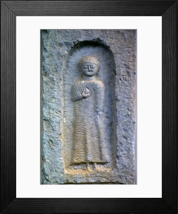 Framed Print : Neo Punic gravestone Framed Print : Neo Punic gravestone