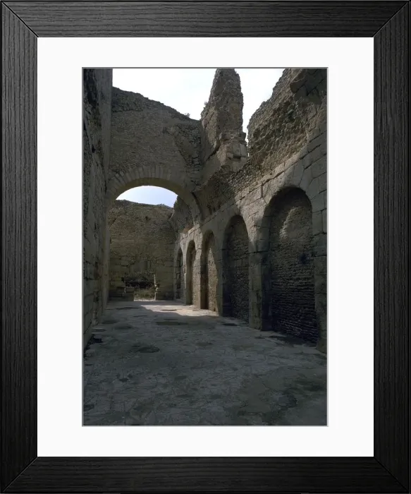 Framed Print : Baths in the Roman city of Bulla Regia, 2nd century BC Framed Print : Baths in the Roman city of Bulla Regia, 2nd century BC