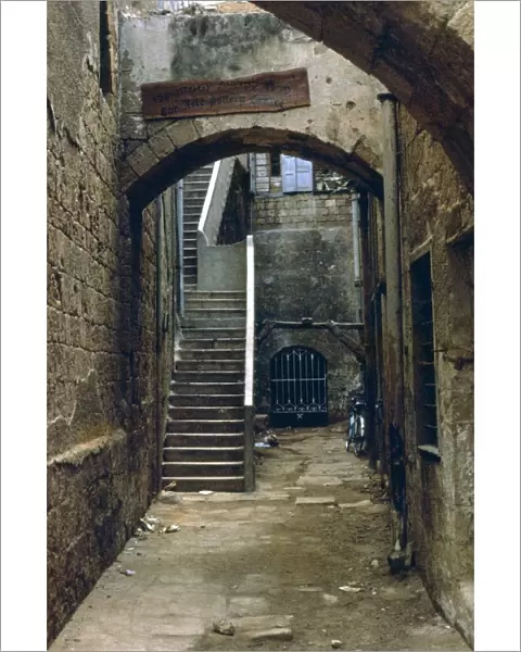 Alley and stairs in Acre