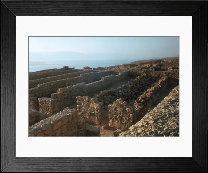 Framed Print : Storerooms in Masada, 1st century BC Framed Print : Storerooms in Masada, 1st century BC